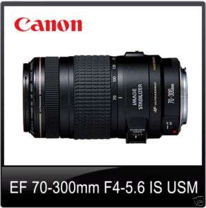 Canon EF 70 300 70 300mm F4 5.6 IS USM Lens 013803050851  