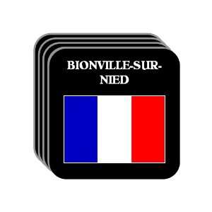  France   BIONVILLE SUR NIED Set of 4 Mini Mousepad 