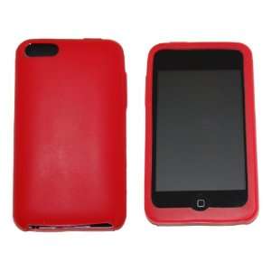  iPod Touch   2nd & 3rd Generation * Silicone Case * Smooth (Red) 8GB 