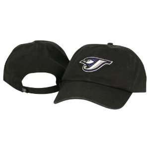 Toronto Blue Jays Slouch Style Adjustable Hat   Black  