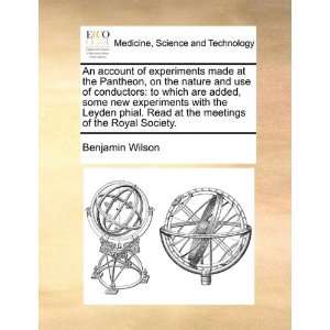  An account of experiments made at the Pantheon, on the 