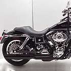 95 05 Harley Davidson Dyna Black Fat Cat Wrapped Big Boar Baffle 