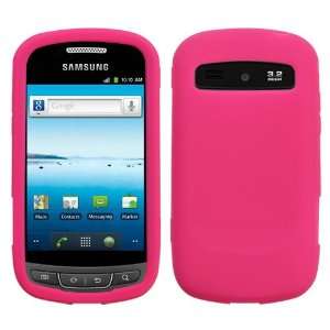  Soft Silicone Skin Case(Hot Pink) For SAMSUNG R720(Admire 
