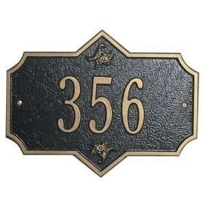   and Two Line Rhine   Bouquette Address Plaques Patio, Lawn & Garden