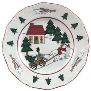  Masons Christmas Village Plates 6 (Set of 6) Kitchen 