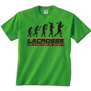 Lacrosse Evolution Short Sleeve Lacrosse T Shirt (Design on Front)