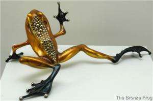 JEWEL by Frogman Tim Cotterill Bronze Frog  