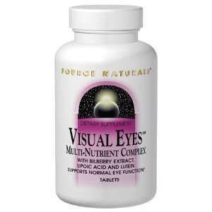 Visual Eyes with Bilberry & Lutein 30 tabs from Source Naturals