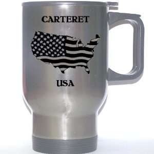  US Flag   Carteret, New Jersey (NJ) Stainless Steel Mug 