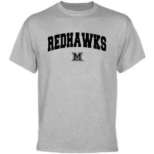  Miami Of Ohio T Shirts  Miami University Redhawks Ash 