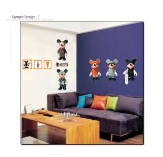 Disney Mickey Mouse Figure Wall Sticker Decal Paper Kid  