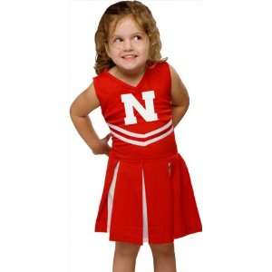    Nebraska Cornhuskers Toddler Red Cheer Dress