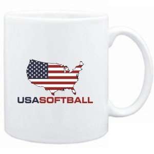  Mug White  USA Softball / MAP  Sports