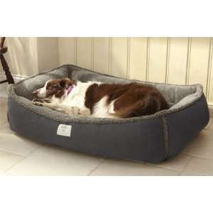 Bolster Futon Dog Bed / Medium, Gray, Medium