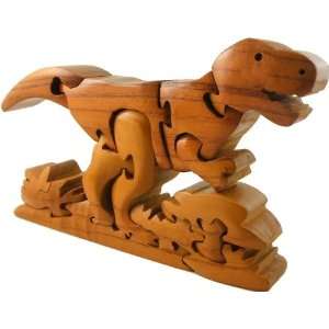  T Rex (Tyrannosaurus) 3D Wooden Puzzle Brain Teaser Toys & Games