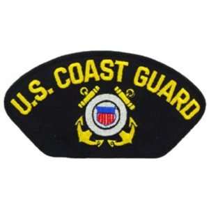  U.S. Coast Guard Logo Hat Patch 2 3/4 x 5 1/4 Patio 