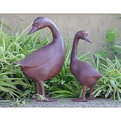 Indoor/Outdoor Duck Statues (Set of 2)  