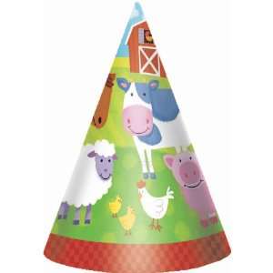 Barnyard Fun Cone Hats Toys & Games