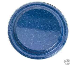 GSI Blue Enamelware 10 Plate. 31526  