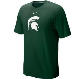  Nike Michigan State Spartans Classic Logo T shirt   Green 