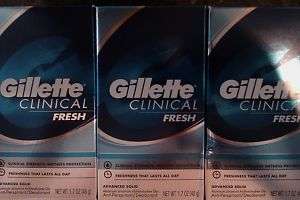 Gillette Clinical FRESH Advanced Deodorant 1.7oz each  