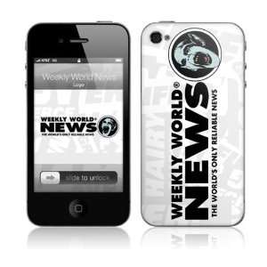  Music Skins MS WWN30133 iPhone 4  Weekly World News  Logo 