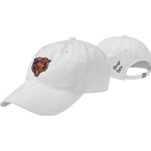  Chicago Bears Womens White Retro Adjustable Slouch Hat 