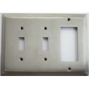   Style Two Gang Wall Plate   Two Toggle Switch One GFI/Decora Opening