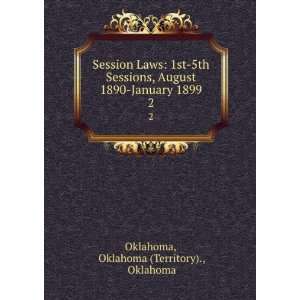   1890 January 1899. 2 Oklahoma (Territory)., Oklahoma Oklahoma Books