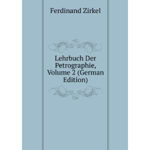  Lehrbuch Der Petrographie, Volume 2 (German Edition 