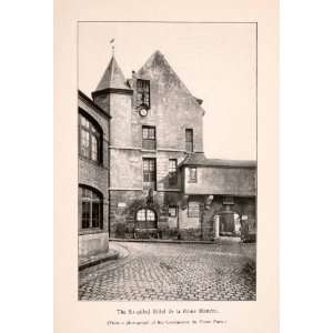 1899 Halftone Print Hotel Reine Blanche Bal Ardent Historical Landmark 