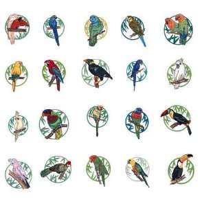 OESD Embroidery Machine Designs CD TROPICAL BIRDS 1  