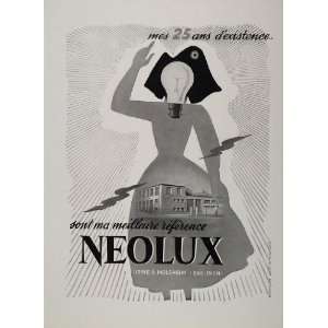  Neolux Factory Electric Light Bulb   Original Print Ad
