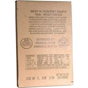  Beef Teriyaki MRE (Meals Ready to Eat) Case of 18 Sports 