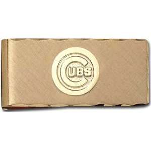  Chicago Cubs Gold Plated Brass Money Clip Sports 