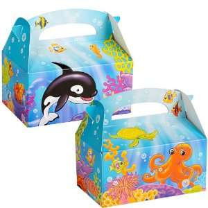  Lets Party By Sea Life Empty Favor Boxes 