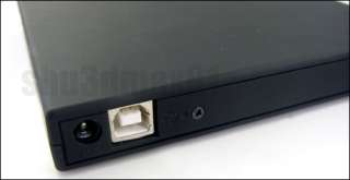 External Slim USB 2.0 TO DVD CD ROM RW COMBO Writer Drive for Laptops 