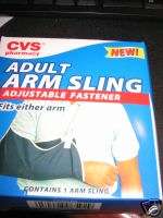 ADULT ADJUSTABLE FASTENER ARM SLING NEW RIGHT OR LEFT  