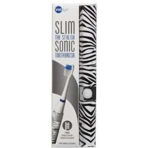  VIOlight SLIM Sonic Toothbrush Zebra (Quantity of 3 