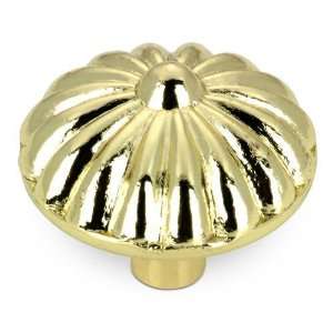 Village expression   1 1/4 diameter pinwheel knob in brass