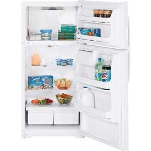  GE 15.7 Cu. Ft. White Top Freezer Refrigerator 