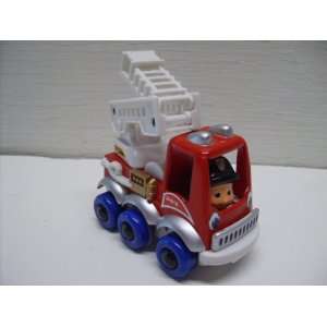  Push Back Fire Truck with Latter & Sound Toys & Games