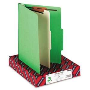   Folder, One Divider, Four Section, Green, 10/Box Electronics