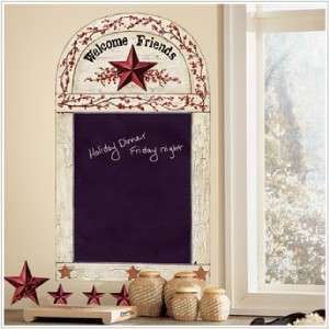Country Stars & Berries Chalkboard Wall Stickers Decals 034878813912 