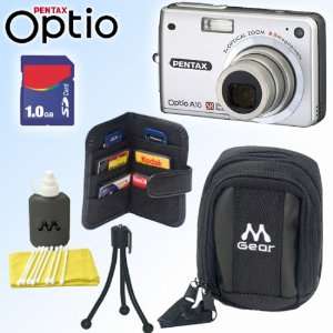  Pentax Optio A10 8MP Digital Camera + 1GB Starter 