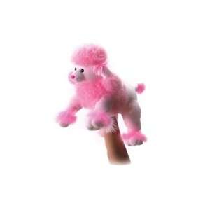   the Plush Pink Poodle Full Body Dog Puppet By Aurora Toys & Games