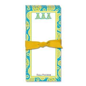  Noteworthy Collections   Sorority Menu Pads (Delta Delta 