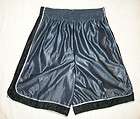   Boy Sport Poly 2 Pocket BASKETBALL Shorts XL Gunmetal/Black/Slvr NEW