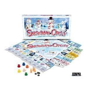 SNOWMAN OPOLY Monopoly Board Game Late from the Sky   Winter Christmas 