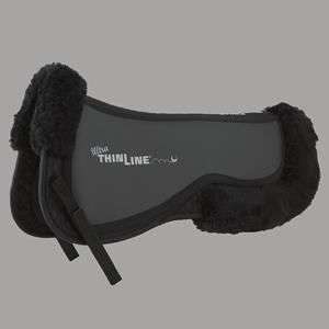 ThinLine Trifecta Cotton Ultra Half Pad w/Fleece   BLACK   LARGE 